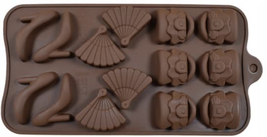 Silikone isterningform chokoladenåle