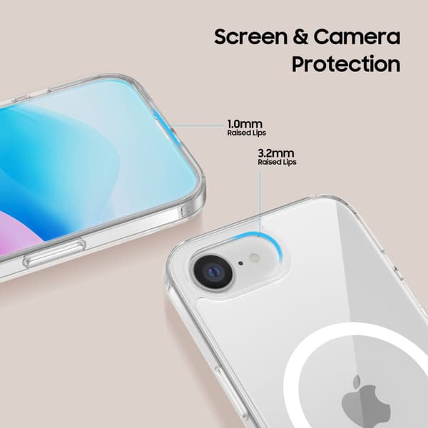TECH-PROTECT FLEXAIR HYBRID MAGSAFE IPHONE 16E KLAR