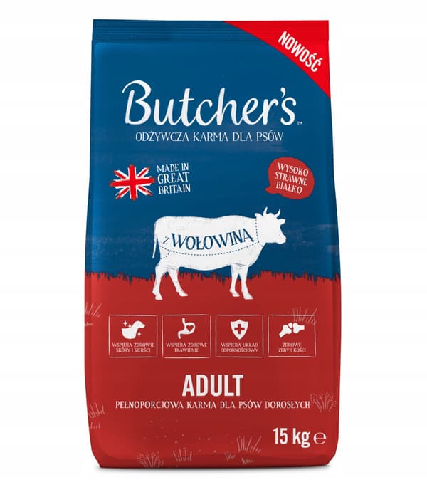 Butcher's Original torrfoder för hundar 15 kg
