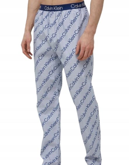 Calvin Klein bomullspyjamas byxor med full logga M Tia