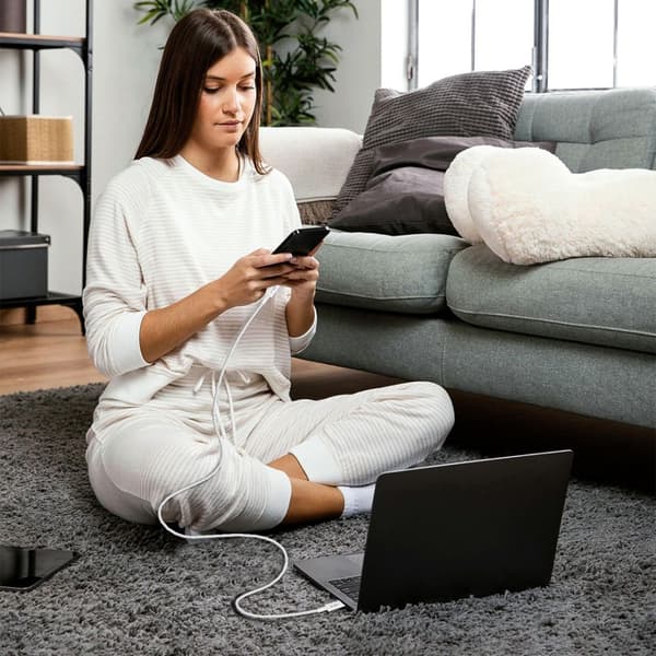TECH-PROTECT ULTRABOOST LITE TYPE-C -KAAPELI PD60W/3A 200CM VIILEÄN HARMAA
