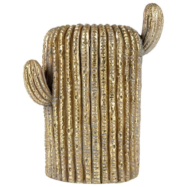 Guld kaktus krukskydd 34,5 cm