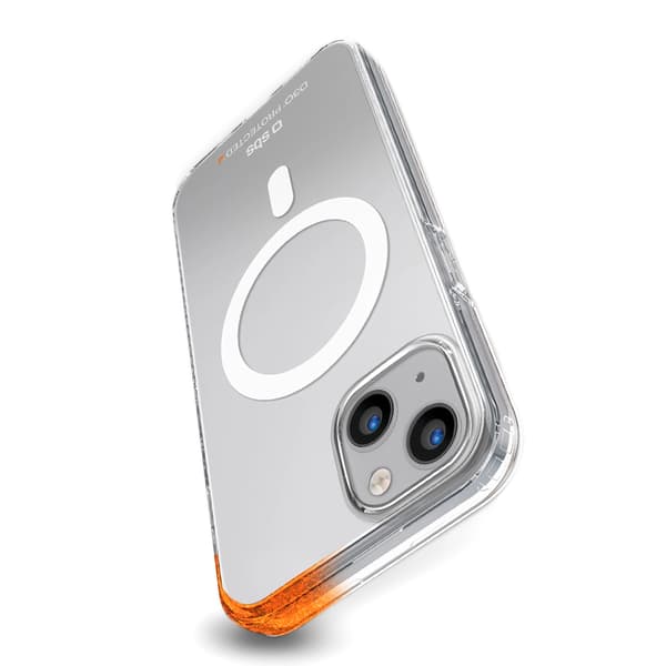 SBS D3O MagSafe-etui til iPhone 15 - Gennemsigtig