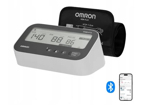 OMRON M4 Connect blodtryksmåler til overarmen med Bluetooth