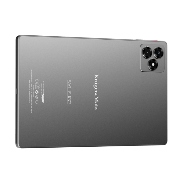 Tablet Kruger&Matz 10,1” EAGLE 1077 4/64 GB GPS USB-C LTE Android 15 IPS