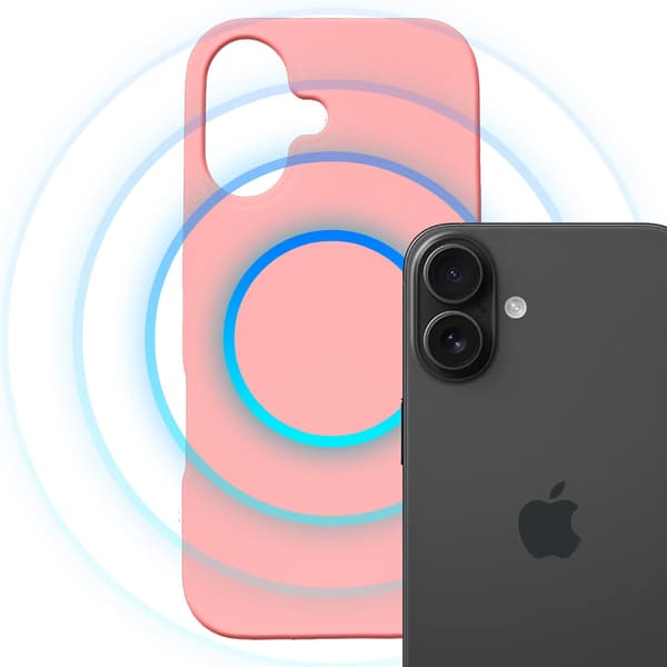 Apple iPhone 16 - 3mk Hardy Mag Silicone Pink