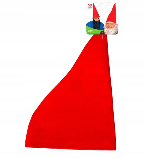 Far Smølf Hat Dværg Gnome Alf Rød Kostume