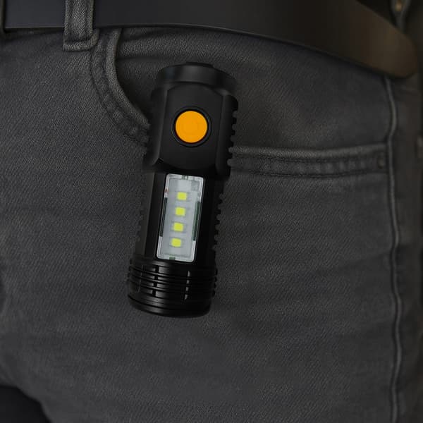 Miniature lommelygte med LED-stik, USB-C