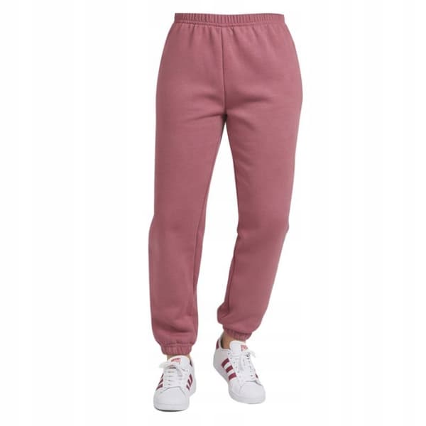 M dame ungdoms joggingbukser isoleret med fnug efterår vinter pudder PINK