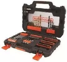 BLACK + DECKER BORR TILLBEHÖR SET 76 DELARS.