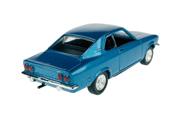 Welly 1970 opel manta A blå 1:34 43814