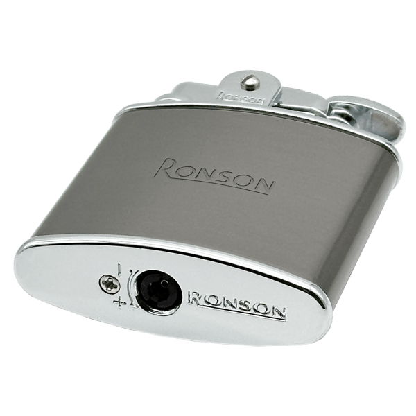 RONSON NOSTALGIA GUN METAL JET glødetænder