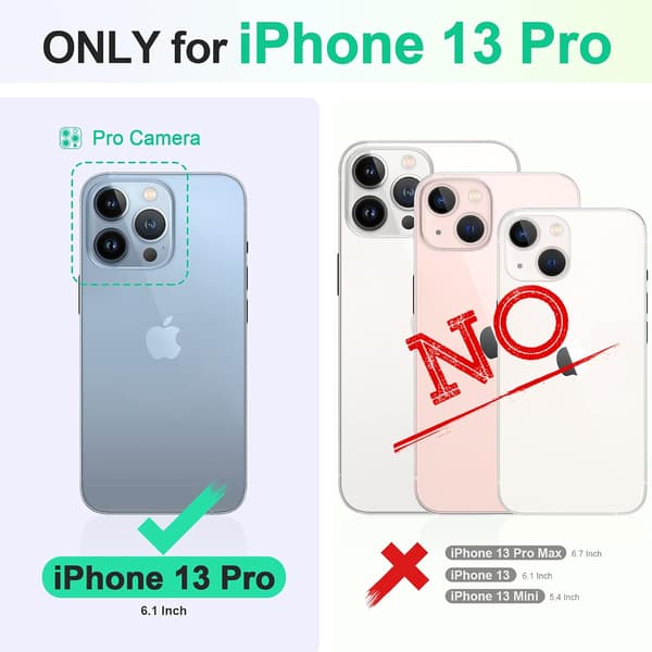 APPLE IPHONE 13 PRO SKAL TRANSPARENT GRÖNT
