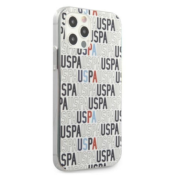 US Polo USHCP12LPCUSPA6 iPhone 12 Pro Max 6,7 vit/vit Logo Mania Collection