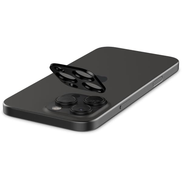 SPIGEN OPTIK.TR KAMERASKYDD 2-PACK IPHONE 14 PRO / PRO MAX / 15 PRO / PRO MAX / 16 PRO / PRO MAX SVART