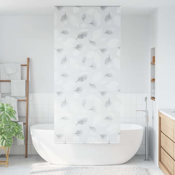 vidaXL Duschrullgardin 90x240 cm Tygbredd 86 cm