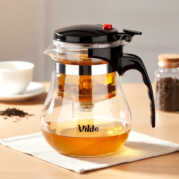 Glaskande med drypfri teinfuser til te 1,15 l