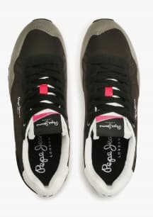 PEPE JEANS NATCH W DAME SORTE LAV SPORTSSKO 37 AWE