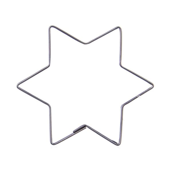 Stålkageudstikker stjerne 4,6 cm