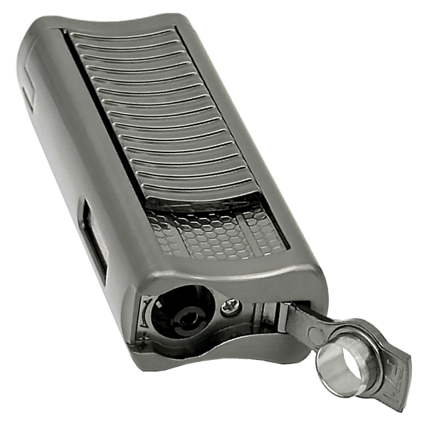 Ronson Passat GUN Metal Black 2 JET Lighter med Cigarpuncher