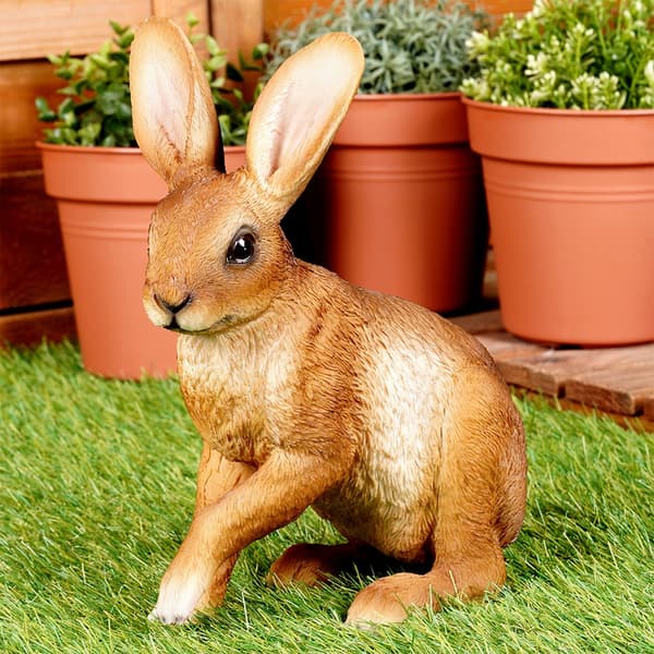Havefigur hare 21x11x27,5 cm