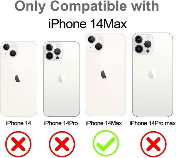 GULT ETUI TIL IPHONE 14 MAX 6,7' LÅSBAR LANYARD