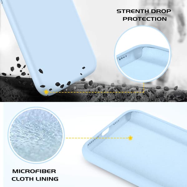 COVER TIL APPLE IPHONE 11 PRO MAX BLÅ SILIKONE BAGSIDER