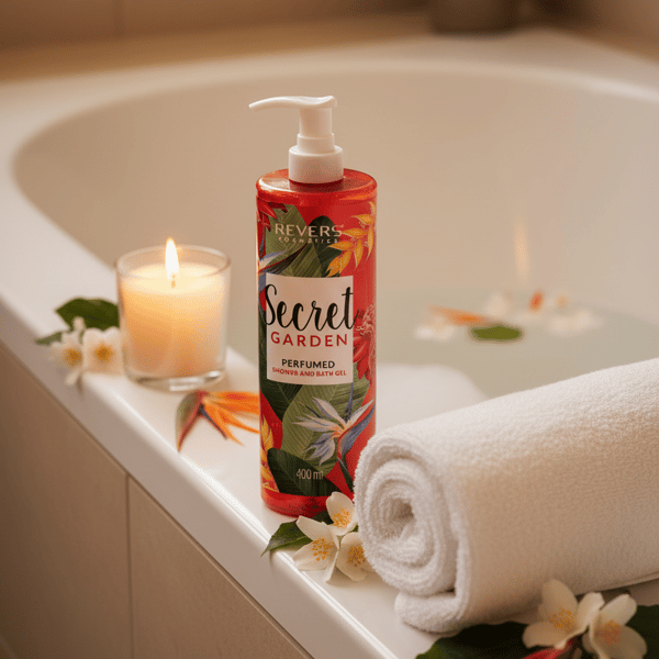 REVERS Secret Garden bruse- og badegel 400 ml