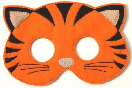 Filtmaske TIGER Tigerdyr 1 stk.