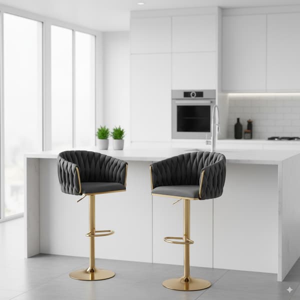 Cofton Gold grafiitti samettinen baarijakkara
