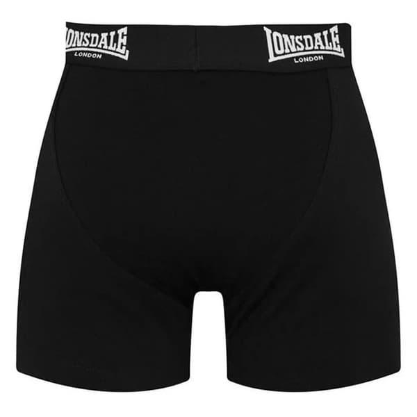 2x Lonsdale TRUNKS boxershorts sorte i æske, størrelse XL