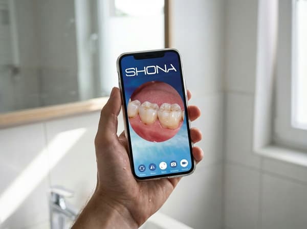 SONIC tandbørste SHONA SONIC VISION PRO sort + Wi-Fi-KAMERA