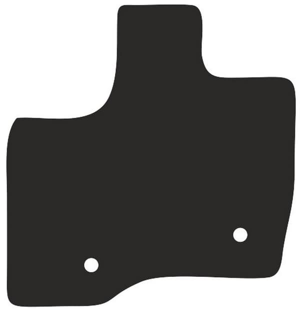 polyamid förarmatta för: Ford Explorer MK5 SUV 2010-2019 gummierad förarmatta