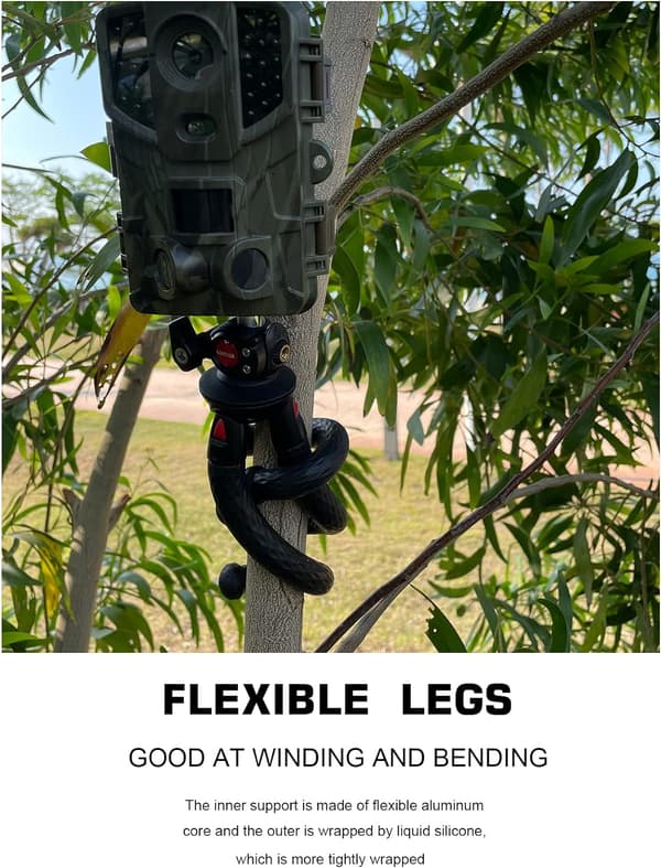 STATIV FÖR SMARTPHONE GOPRO-KAMERA FLEXIBELT STATIV 3 ÄNDER 30CM