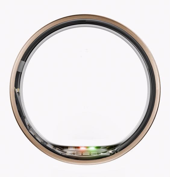 Smartring ULTRAHUMAN Ring Air storlek 8 Borstat rosa guld