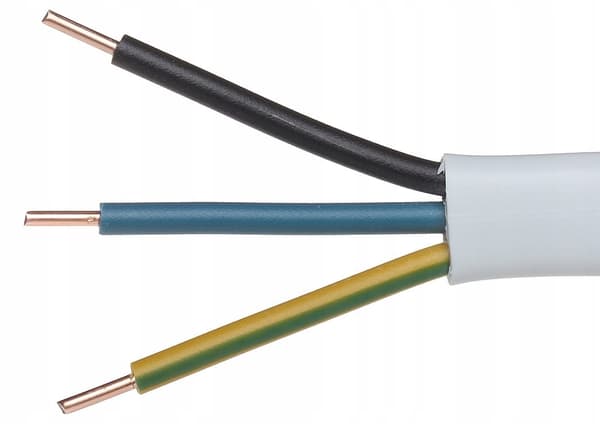 Elkabel 3x1,5mm 15m OMYp 300V