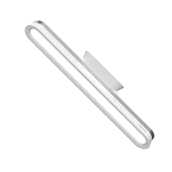 Baseus Magnetic Stepless Pro Magnetisk Lampe med Touchpanel (Hvid)