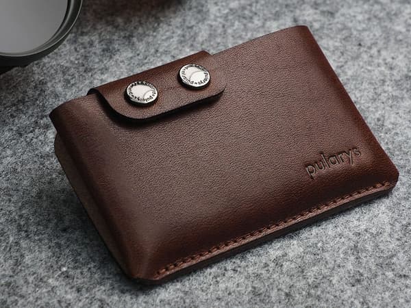 HOBBY-lompakko Nomad-nahasta, ruskea