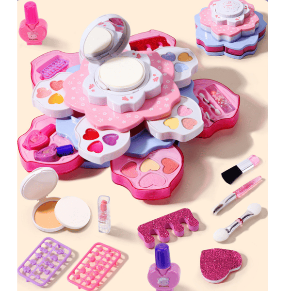 MAKEUP SÆT MAGIC BOX SKØNHEDSSÆT KOSMETIK TILBEHØR