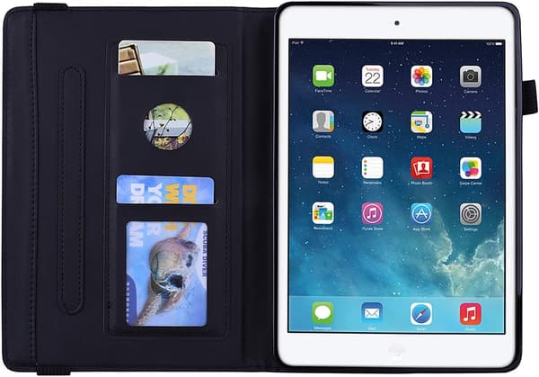 SURFPLATTFÄRD FÖR APPLE IPAD MINI 7,9 TUM LILA VIKBART MED MÖNSTER