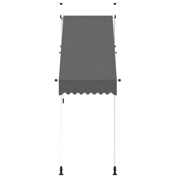 vidaXL manuel rullemarkise, 100 cm, antracit