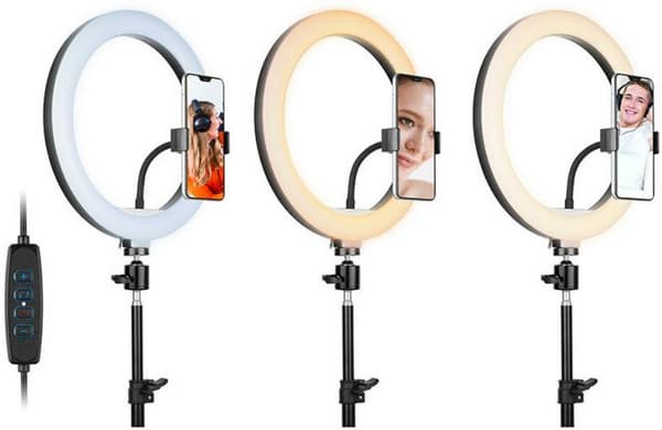 TRACER RING 30 cm ringlampa med 210 cm stativ