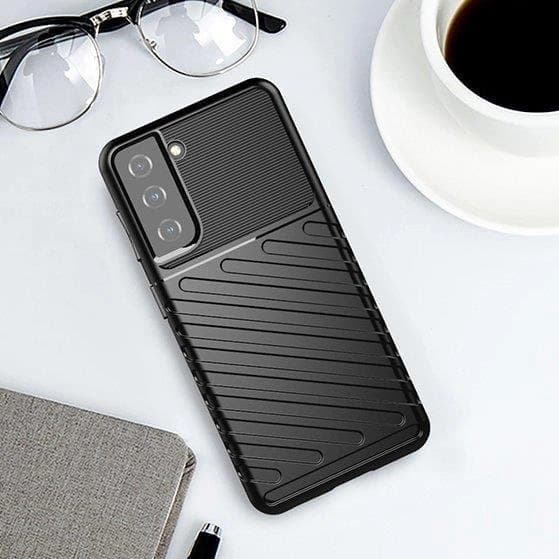 Thunder Case Samsung Galaxy A14 5G silikonskydd blått