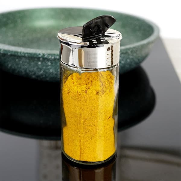 Glas krydderibeholder med si 100 ml