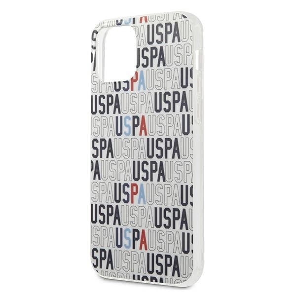 US Polo USHCP12LPCUSPA6 iPhone 12 Pro Max 6,7 vit/vit Logo Mania Collection
