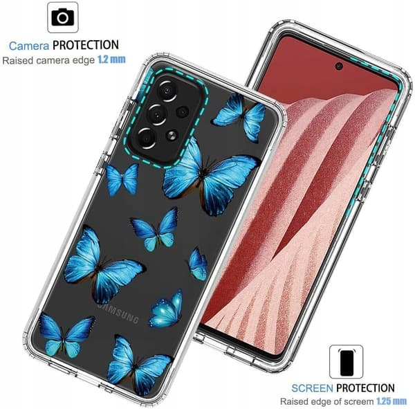 TRANSPARENT ETUI TIL SAMSUNG GALAXY A73 5G