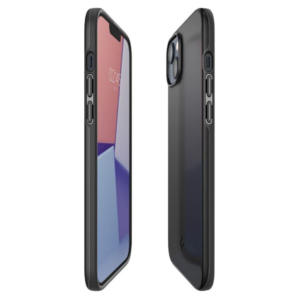Spigen Thin Fit - Skal till iPhone 15 Plus / iPhone 14 Plus (Svart)