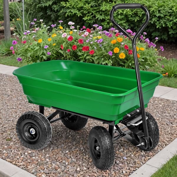 GARTEN grøn tippelad transportvogn