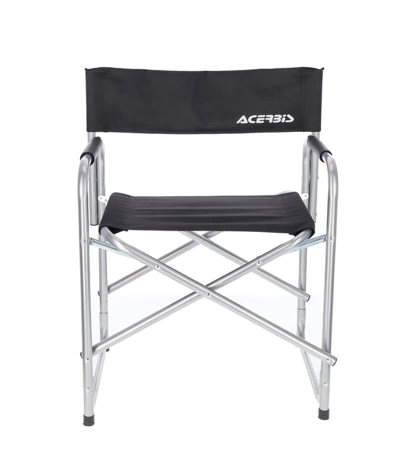 Acerbis hopplåbar campingstol musta 48x80 cm 100 kg kuormalle