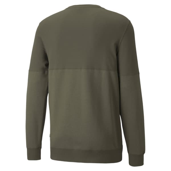 Herrtröja Puma MODERN BASICS CREW TR grön 58934744 r S